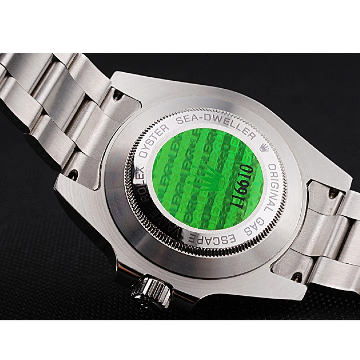 Aaa replica watch Sky Rolex Steel Bracelet Dwellerr Case Black Dial Stainless 622837 And 0621
